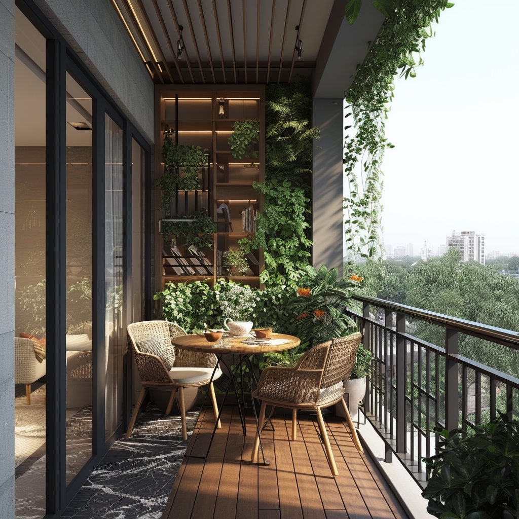 打造绿洲：龙华三楼房子封闭式露台设计价格表案例探索
